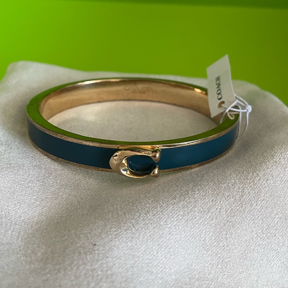 Navy blue Coach bracelet!